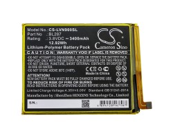 Akkumulátor Lenovo  K9 Note 3400mAh (3,8V / 3400 mAh, Lenovo BL287 kompatibilis) CS-LVN900SL
